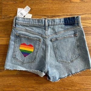 Abercrombie Mom Jean Shorts- PRIDE